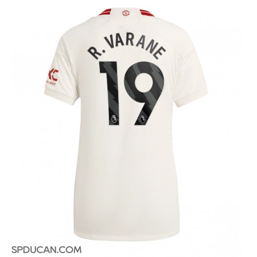 Zenski Nogometni Dres Manchester United Raphael Varane #19 Rezervni 2023-24 Kratak Rukav
